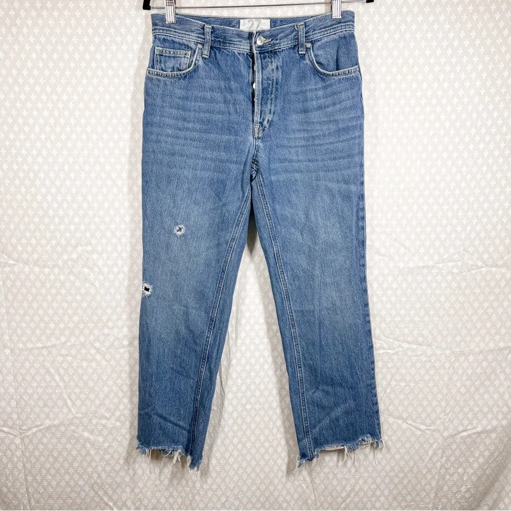 Free People We The Free Maggie‎ Straight High Rise Jeans - Picture 2 of 6